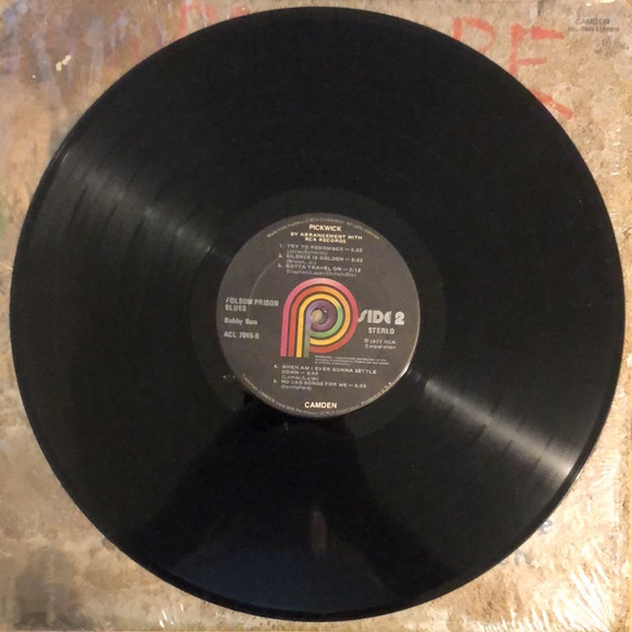 Bobby Bare Folsom Prison Blues Vinyl Lp '77 - Picture 4 of 8